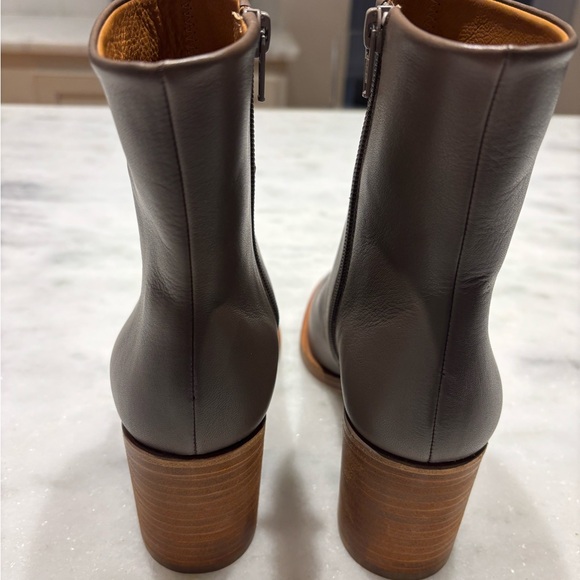 COCLICO Taupe Lather Ankle Boots - Picture 2 of 7